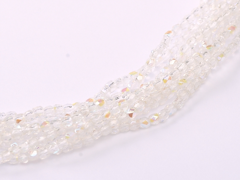 2FP-00030-28701 Fire Polished Crystal AB 2 mm.-0 2FP-00030-28701 Fire Polished Crystal AB 2 mm.-0