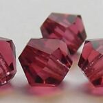 06-MC-70600 Bicones Hot Pink 6 mm. 24 Pc.-0