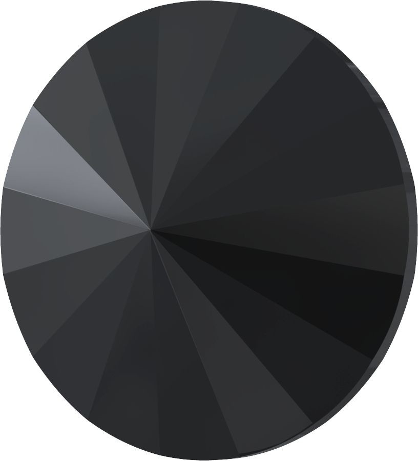 14 mm. 280 Jet 1122 Swarovski Rivoli-15173