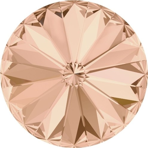 14 mm. 362 Light Peach 1122 Swarovski Rivoli-0