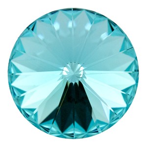 12 mm. 263 Light Turquoise 1122 Swarovski Rivoli-0