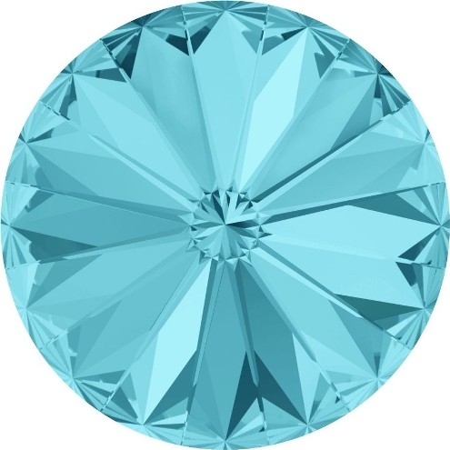 14 mm. 263 Light Turqouise 1122 Swarovski Rivoli-0