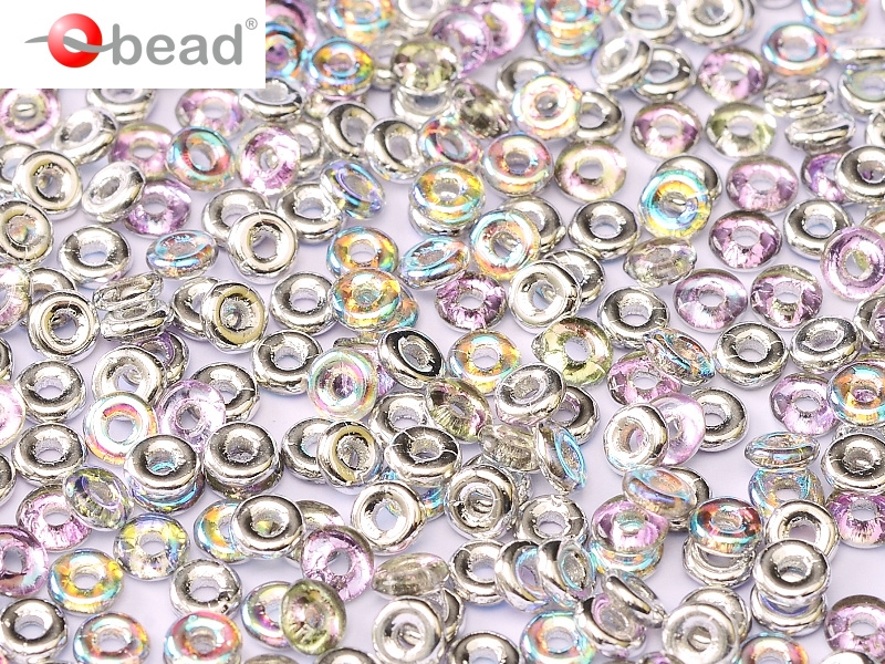 O-00030-98530 Crystal Silver Rainbow O bead ® 5 gram-0 O-00030-98530 Crystal Silver Rainbow O bead ® 5 gram-0