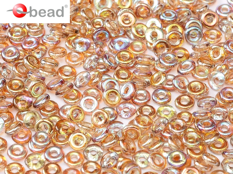 O-00030-98532 Crystal Brown Rainbow O bead ® 5 gram-0 O-00030-98532 Crystal Brown Rainbow O bead ® 5 gram-0