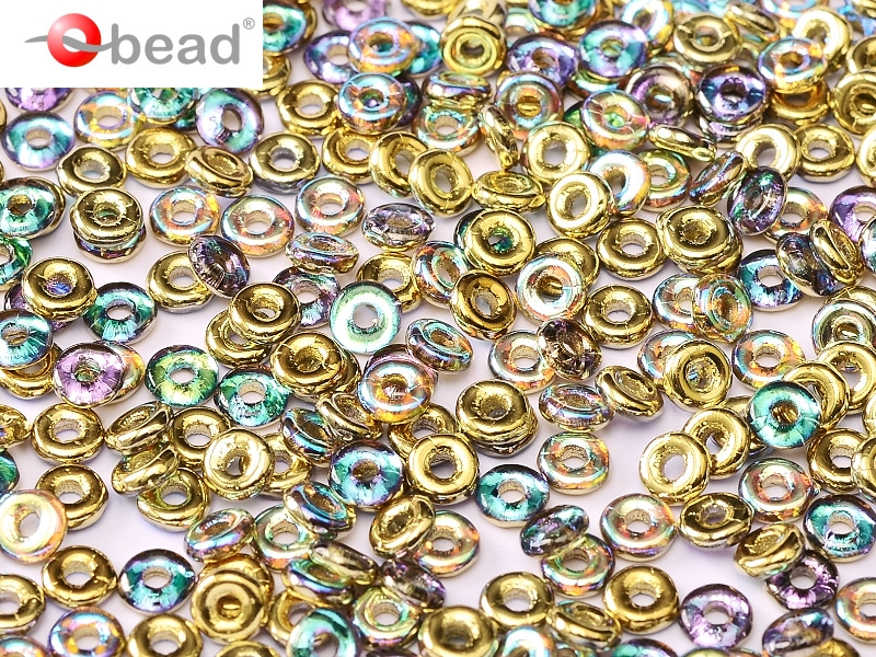 O-00030-98536 Crystal Golden Rainbow O bead ® 5 gram-0