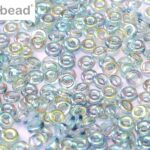 O-00030-98538 Crystal Blue Rainbow O bead ® 5 gram-0