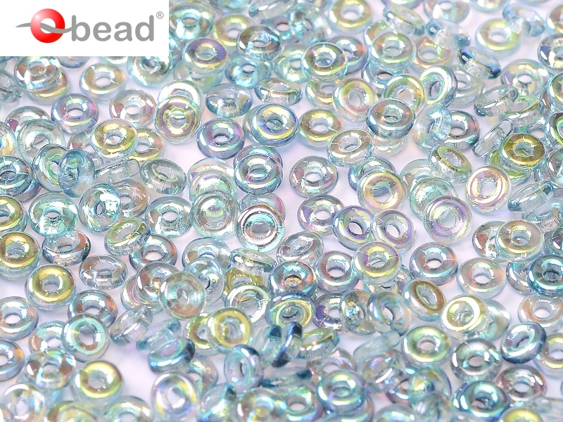 O-00030-98538 Crystal Blue Rainbow O bead ® 5 gram-0 O-00030-98538 Crystal Blue Rainbow O bead ® 5 gram-0