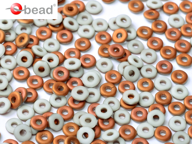 O-03000-27237 Chalk White Sunset Matted O bead ® 5 gram-0 O-03000-27237 Chalk White Sunset Matted O bead ® 5 gram-0