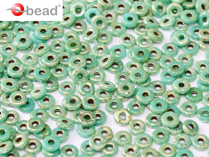 O-63130-43400 Jade Picasso O bead ® 5 gram.-0