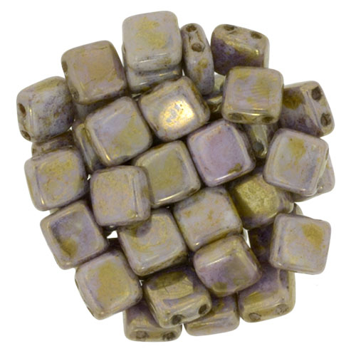 CMT-02010LG Tile Luster Opaque Gold/Alabaster 18 st.-0