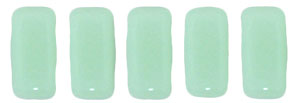 BRI-63100 Opaque Pale Jade CzechMate Brick beads 40 Pc.-8424