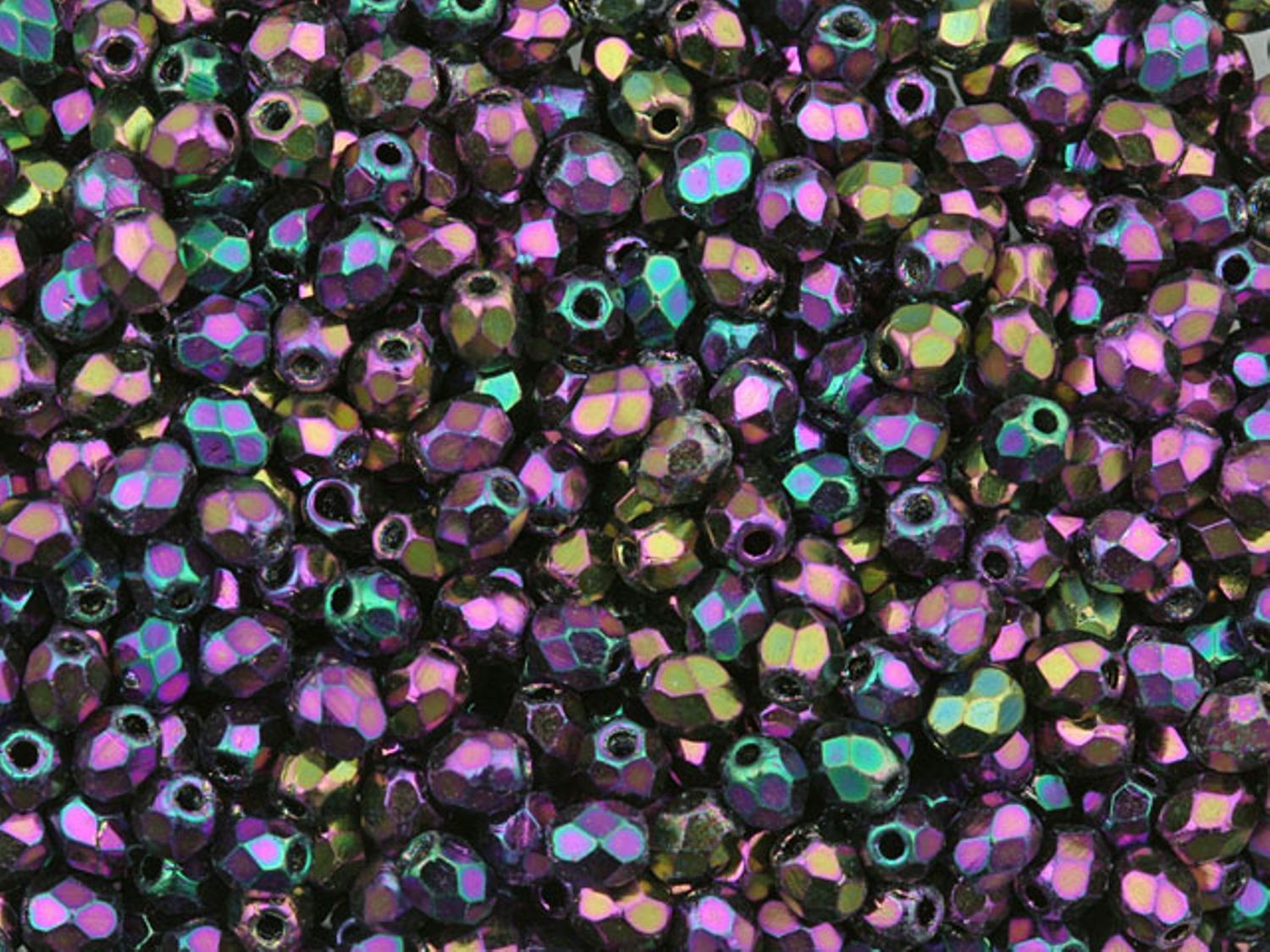 0080690 Iris Purple facet 3 mm.-0 0080690 Iris Purple facet 3 mm.-0