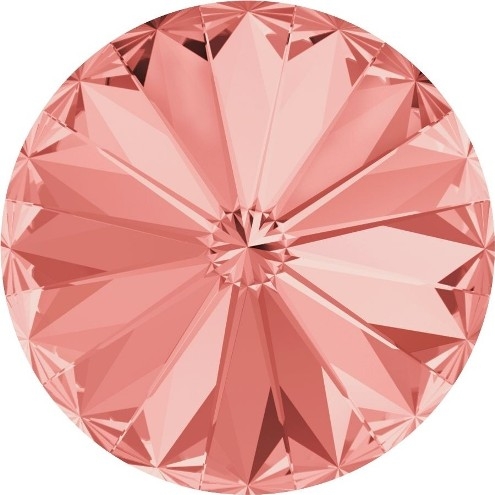 14 mm. 262 Rose Peach 1122 Swarovski Rivoli-0 14 mm. 262 Rose Peach 1122 Swarovski Rivoli-0