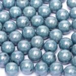 04-R-03000-14464 Chalk White Blue Luster Round 4 mm. 90 pc.-0