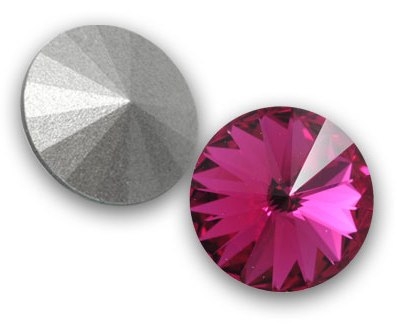 14 mm. 502 Fuchsia 1122 Swarovski Rivoli-15188