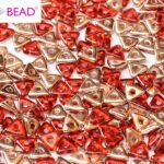 TRI-90090-27101 Red Capri Gold Tri-Beads 5 gram-0