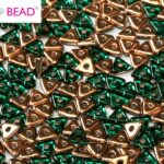 TRI-50730-27101 Emerald Capri Gold Tri-Beads 5 gram-0