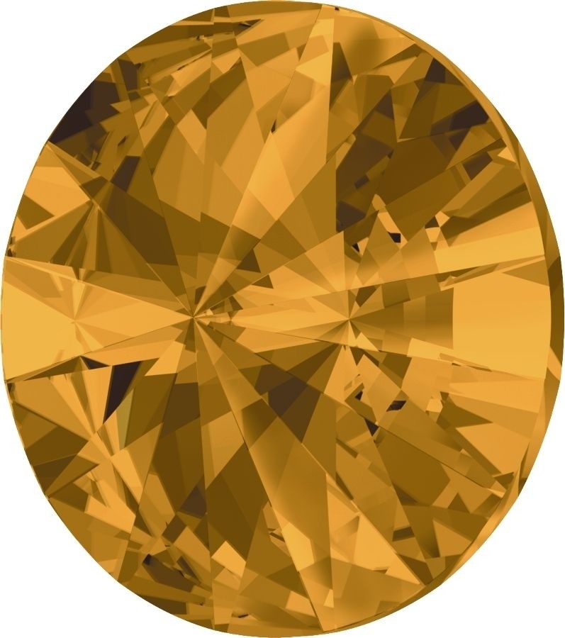 14 mm. 203 Topaz 1122 Swarovski Rivoli-15212