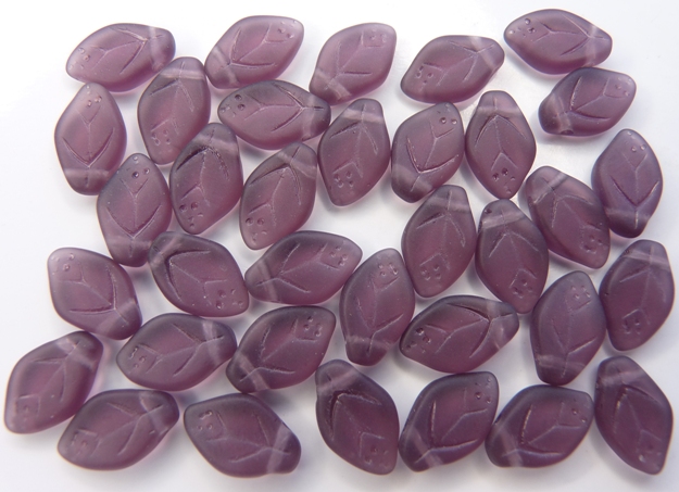 0080286 Matte Dark Amethyst Blaadje 35 Pc.-0 0080286 Matte Dark Amethyst Blaadje 35 Pc.-0