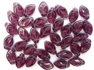 0080295 Dark Amethyst Blaadje 35 Pc.-0