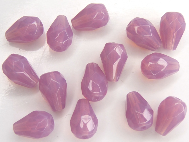 0080612 Opal Lila Pearshape facet 5 Pc.-0 0080612 Opal Lila Pearshape facet 5 Pc.-0