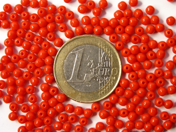 03-R-93200 Opaque Red round 3 mm. 150 Pc.-0 03-R-93200 Opaque Red round 3 mm. 150 Pc.-0
