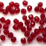 0050208 Dark Siam Ruby facet 50 Pc.-0