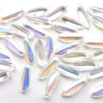0150055 Crystal AB Dagger Beads 20 Pc.-0