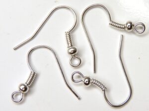 0160042 Zilverkleurige oorbelhaakjes 20 stuks-5053