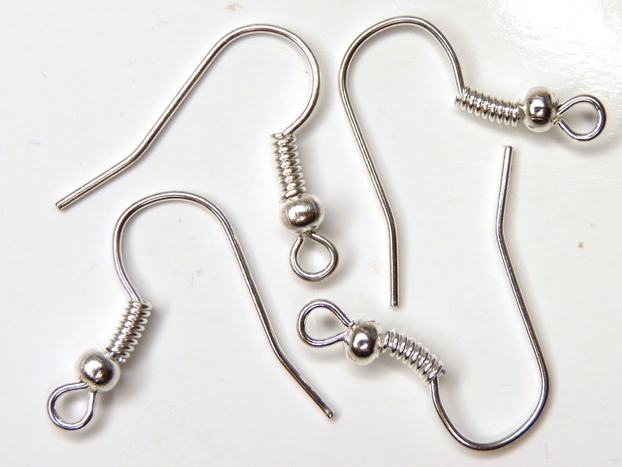 0160042 Zilverkleurige oorbelhaakjes 20 stuks-5053