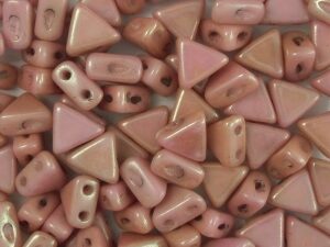 KH-03000-14495 Khéops® par Puca Opaque White Copper/Rose Lustered. 10 gram-5433