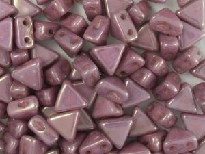 KH-03000-14496 Khéops® par Puca Opaque White Violet Gold Lustered. 10 gram-5434