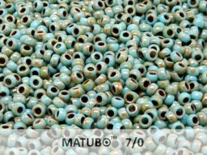 MTB-07-63030-43400 MATUBO™ Opaque Blue Turquoise Silver Picasso-0