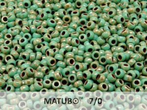 MTB-07-63130-43400 MATUBO™ Opaque Green Turquoise Silver Picasso-0