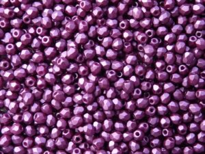 0080592 Pastel Bordeaux Facet 3 mm. 40 Pc.-0