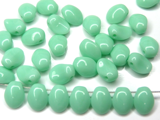 0100006 Light Opaque Green Turquoise Tulip Petals 30 Pc.-0 0100006 Light Opaque Green Turquoise Tulip Petals 30 Pc.-0