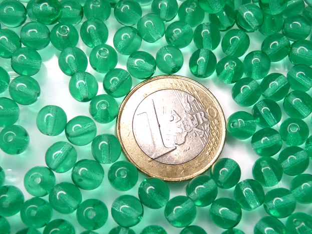 0100054 Light Emerald 6 mm. 40 Pc.-0