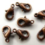 0160008 Karabijnslotjes Copper eerste keus 10 mm. 7 Pc.-0