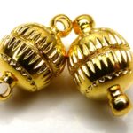 0170004 Magneetslotje Gold Coated 14 x 8 mm.-0