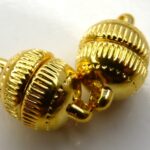 0170005 Magneetslotje Gold Coated 18 x 10 mm.-0