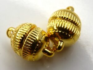 0170005 Magneetslotje Gold Coated 18 x 10 mm.-0