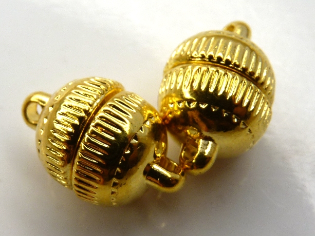 0170005 Magneetslotje Gold Coated 18 x 10 mm.-0