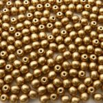 03-R-00030-01710 Crystal Silky Gold 3 mm. 150 Pc.-0