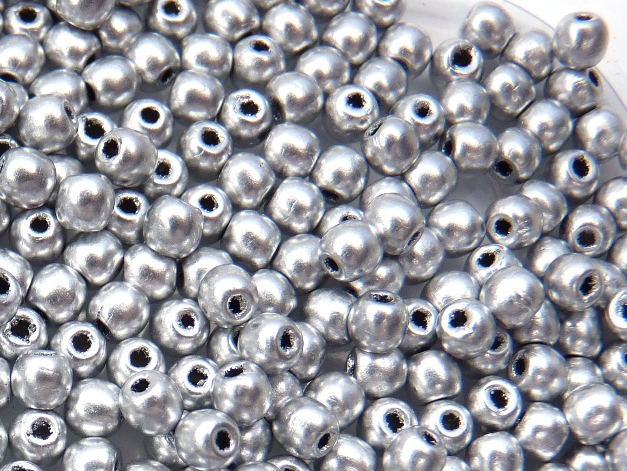 03-R-00030-01700 Crystal Silky Silver 3 mm. 150 Pc.-0 03-R-00030-01700 Crystal Silky Silver 3 mm. 150 Pc.-0
