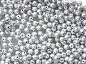 04-R-00030-01700 Crystal Silky Silver 4 mm. 120 Pc.-0