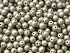 04-R-23980-79080 Jet Polychrome Silver/Gold/Grey 4 mm. 70 Pc.-0