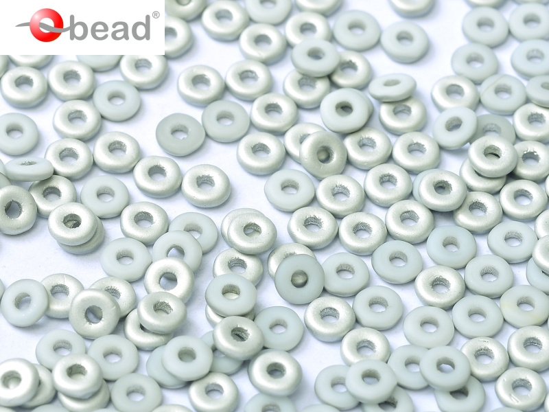 O-03000-27071 Chalk White Labrador Matted O bead ® 5 gram-0 O-03000-27071 Chalk White Labrador Matted O bead ® 5 gram-0