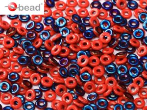 O-93200-22201 Opaque Red Azuro O bead ® 5 gram.-0