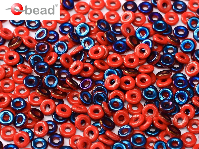 O-93200-22201 Opaque Red Azuro O bead ® 5 gram.-0 O-93200-22201 Opaque Red Azuro O bead ® 5 gram.-0
