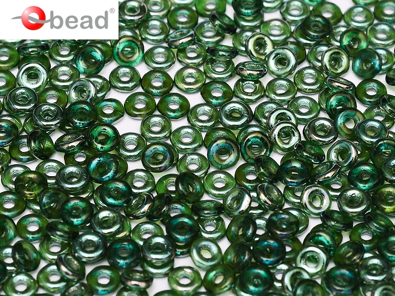 O-50730-22501 Emerald Celsian O bead ® 5 gram.-0 O-50730-22501 Emerald Celsian O bead ® 5 gram.-0
